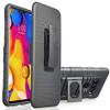 Nakedcellphone Rugged Combo for LG V40 ThinQ Case - Black view 2