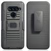 Nakedcellphone Rugged Combo for LG V40 ThinQ Case - Black view 3