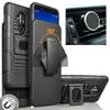 Nakedcellphone Rugged Combo for Alcatel 7 / Revvl 2 Plus Case - Black view 1