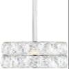 Camryn 7 3/4" Wide Modern Chrome and Crystal Mini Pendant Light Fixture view 2