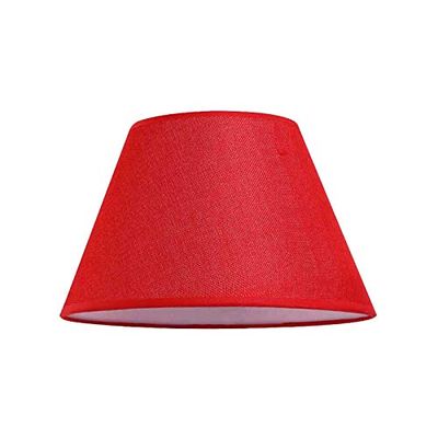ANYE Red Cloth Cone Lamp Shades Fixture Replacement Shades for Floor Lamps and Other Compatible Lamps