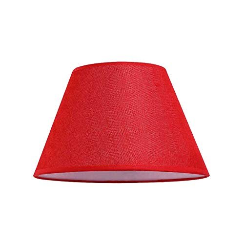 ANYE Red Cloth Cone Lamp Shades Fixture Replacement Shades for Floor Lamps and Other Compatible Lamps