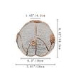 ANYE 2-Pack Crystal Glass Globe Lamp Shades Fixture Replacement Shades for Floor Lamps and Other Compatible Lamps view 2