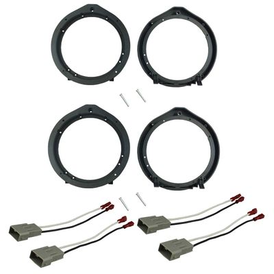 DKMUS 6.5"/6.75" Speaker Mounting Adapter for Acura Honda with Wiring Harness