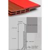Camel Home Sweep Weather Stripping - Self Adhesive Rubber Under Door Bottom Seal Strip Draft Stopper Insulation for Weatherproof, Soundproof, Dustproof, Insectproof, 2" W X 39" L (2 Pack Brown) view 3