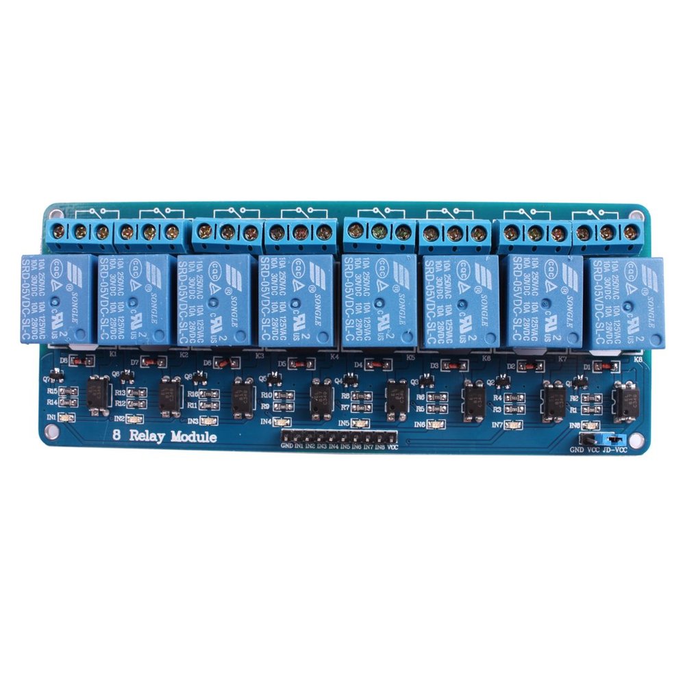 JBtek 8 Channel DC 5V Relay Module for Arduino, Raspberry Pi