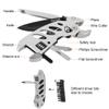 dpnao Multitool Wrench With 7 Tools/Pliers/Wire Cutter/Flat Screwdriver/Phillips Screwdriver/Portable Folding Multifunctional Adjustable Multi Purpose Stainless Steel Tool view 2