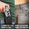 dpnao Multitool Wrench With 7 Tools/Pliers/Wire Cutter/Flat Screwdriver/Phillips Screwdriver/Portable Folding Multifunctional Adjustable Multi Purpose Stainless Steel Tool view 4