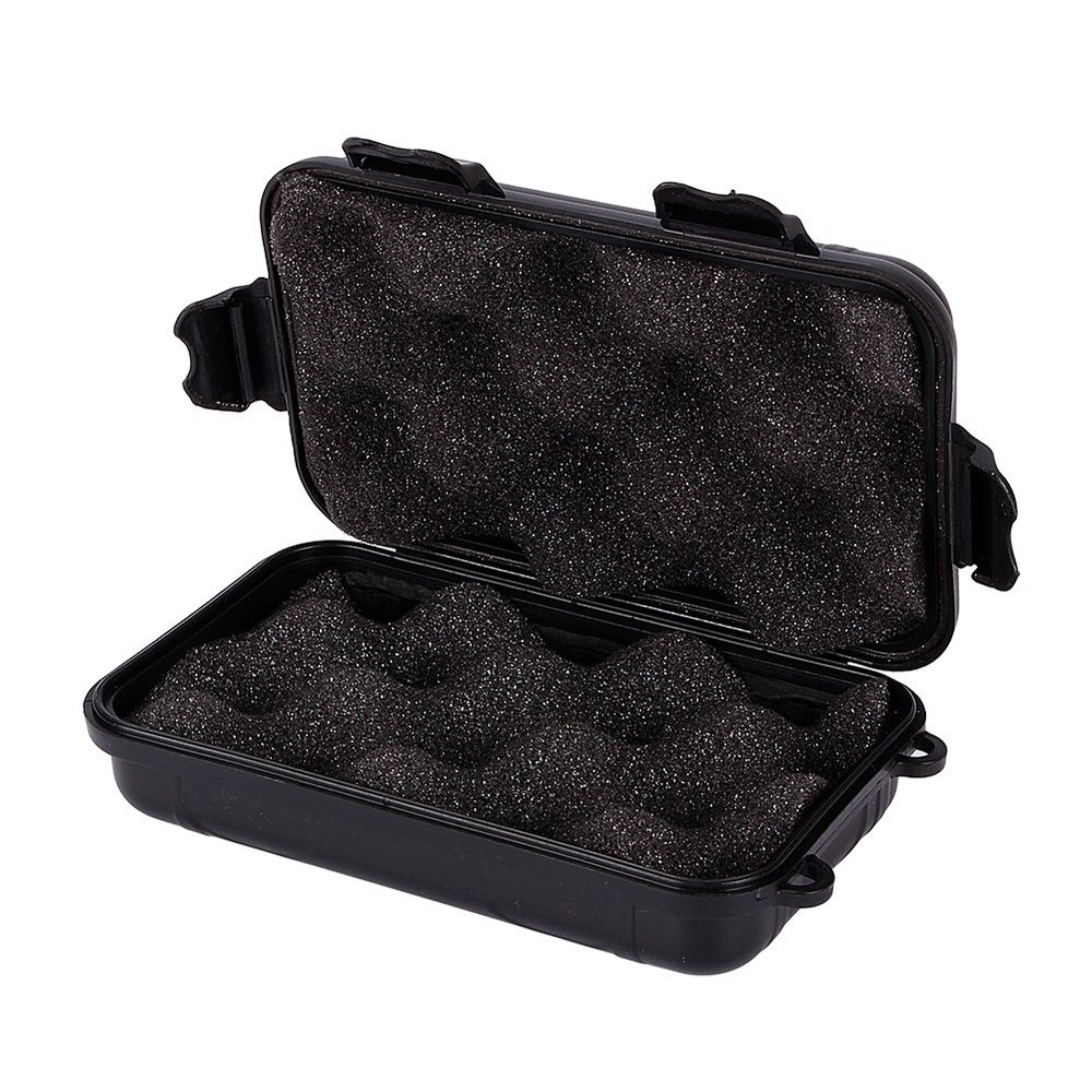 VGEBY Box, Outdoor Shockproof Storage Box with Foam Floating Small Box Tool Box Tool Box