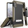 Tri-Shield Combo for iPhone Xs Max Case with Belt Clip - Brown view 1