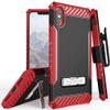 Tri-Shield Combo for iPhone Xs Max Case with Belt Clip - Red view 1