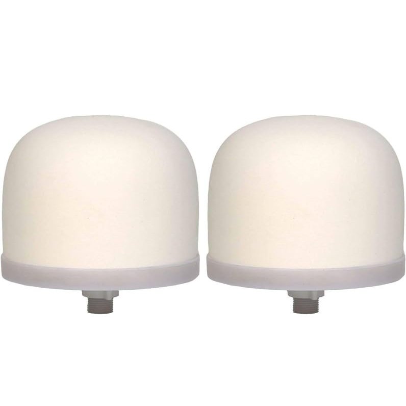 Ceramic Dome Water Filter Silver Impregnated with Active Carbon (2 pack)