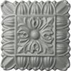 Ekena Millwork ROS06X06BA Baltimore Rosette, 6 1/8" W x 6 1/8" H x 7/8" P, Primed view 1