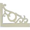 Ekena Millwork SB09X07VI-R Victorians, Right Stair Brackets, 8 3/4"W x 7 1/8"H x 3/4"D, Primed view 4