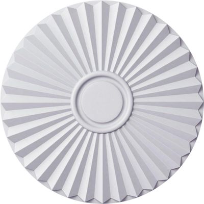 Ekena Millwork CM20SH 19 3/4"OD x 1 3/8"P Shakuras Ceiling Medallion (For Canopies up To 5"), White