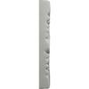 Ekena Millwork ROS05X05PM Palmetto Beaded Rosette, 4 3/4" W x 4 3/4" H x 5/8" P, Primed view 3