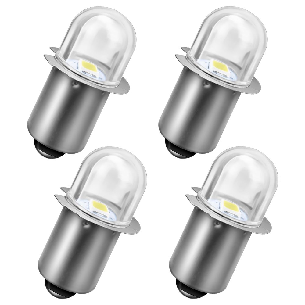 HASMX 4-Pack 18V Xenon Bulb Replacement for Ryobi Flashlight Work Lights 18 Volt Bulbs ONE+ Cordless