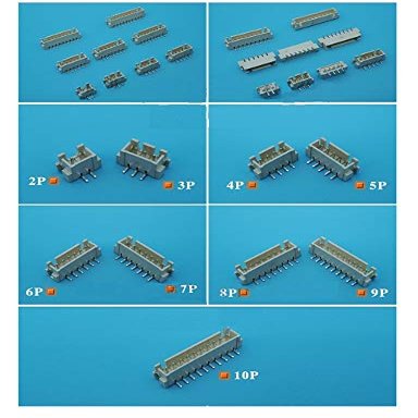 Davitu 50pcs XH vertical SMD Connector/pitch 2.54mm/ xh / 2.54mm spacing/vertical patch socket / 2p / 3p /4p/5p/6p/ - (Pins: 3P)