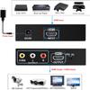 NEWCARE HDMI to RCA and HDMI Adapter Converter, 3RCA CVBS AV Composite Video Audio Adapter/Splitter, with PowerAdapter Support 1080P, PAL, NTSC, for HD TV, Older TV,Camera, Monitor, etc(Black) view 3