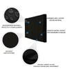 iBirdie Outdoor TV Cover 40 to 43 inch Weatherproof, Cover Size 39.5''L x 25''H, Waterproof for Outside Flat Screen 40 to 43 inch TV, Black, 600D Thick Fabric Screen Protector with Bottom view 4
