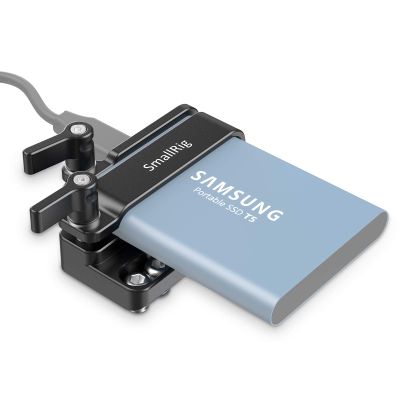 SMALLRIG Mount Bracket SSD Holder for Samsung T5 SSD with 1/4-20 Threads