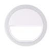 AKOAK Clip Selfie Ring Light,36 LED Bulbs 3-Level Adjustable Brightness Fill-in Light for Smart Phone Tablet Laptop (White) view 1