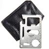 Survival Pocket Tool 11 in 1 Multipurpose Stainless Steel Portable Credit Card Size Multi Tool view 1