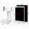 AboveTEK Elegant Tablet Stand, Aluminum iPad Stand Holder, Desktop Kiosk POS Stands for 7-15.6 inch iPad/Portable Monitor, Tablet Mount for Showcase Office Reception Countertop view 4