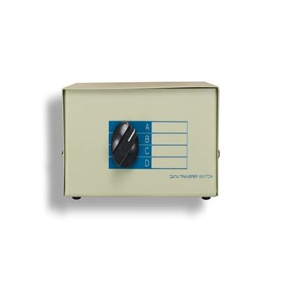 Kentek RJ11 4 Way Manual Data Switch Box Telephone Jack 11 Pin Female I/O ABCD Port Active Phone Devices
