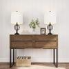 Lavish Home Table Lamps, Black/Ivory, Set of 2 view 3