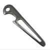 US STAINLESS Stainless Steel 316 Shackle Key with Bottle Opener Sailor Tool Screw Driver view 1