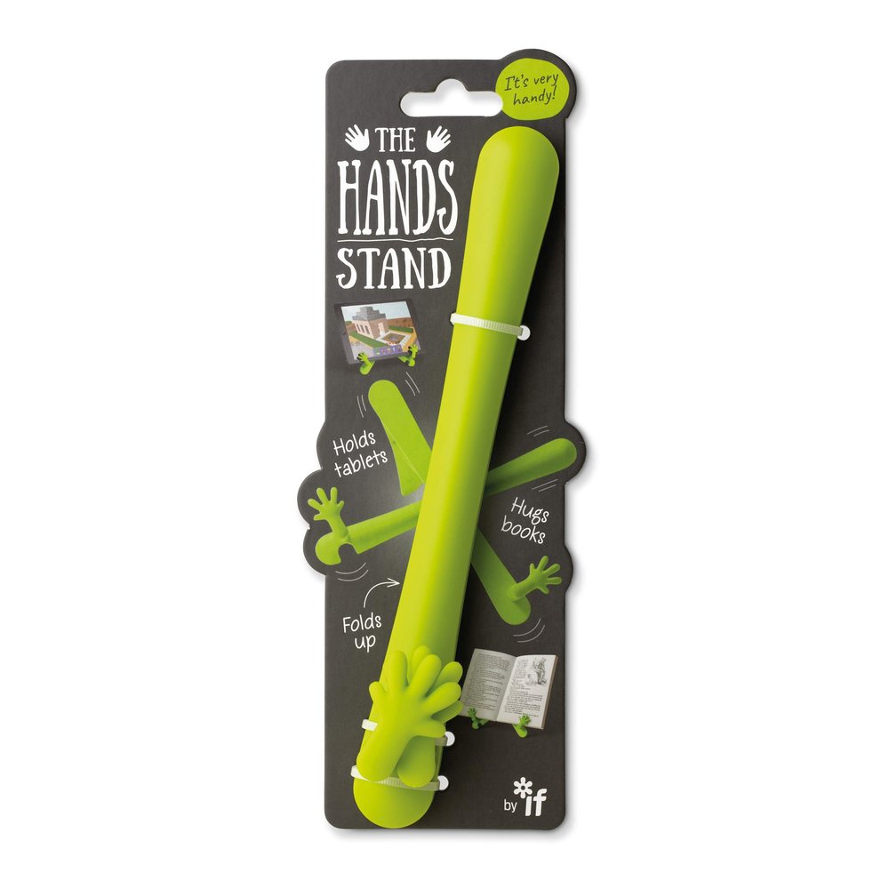 IF The Hands Stand, Hands Free Reading Tablet & Book Holder - Lime Green