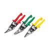 3pc Wiss Tin Aviation Snips Cutting Tools Set Color Coded Snippers M123R view 2