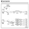 UHPPOTE 1CH Power Over Coax Transceiver Input DC24V-36V Output DC12V 12W view 3