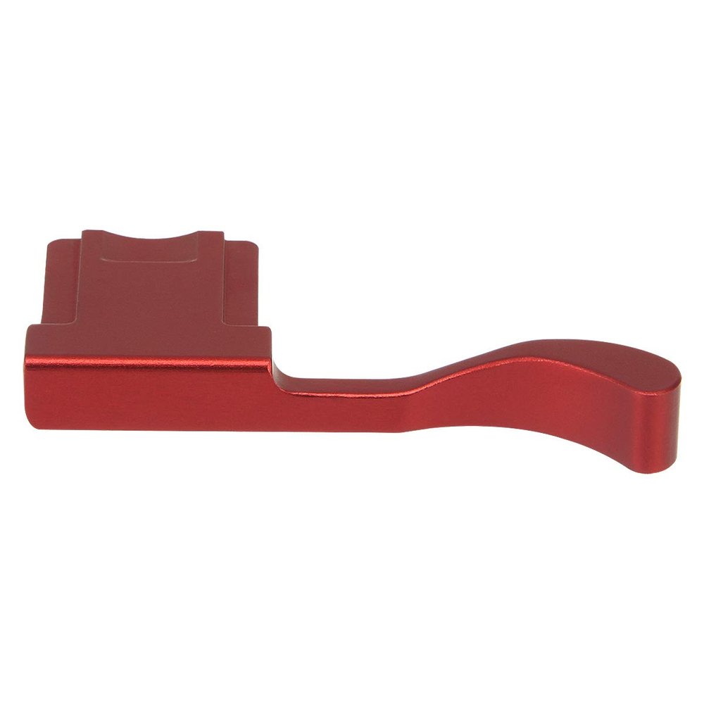 Haoge THB-XR Metal Hot Shoe Thumb Up Rest Hand Grip for Fujifilm Fuji FinePix X100F X100V X-Pro2 XPro2 X-Pro3 XPro3 Camera Red