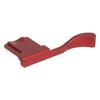 Haoge THB-XR Metal Hot Shoe Thumb Up Rest Hand Grip for Fujifilm Fuji FinePix X100F X100V X-Pro2 XPro2 X-Pro3 XPro3 Camera Red view 2