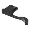 Haoge THB-XB Metal Hot Shoe Thumb Up Rest Hand Grip for Fujifilm Fuji FinePix X100F X-100F X-Pro2 XPro2 X-Pro3 XPro3 Camera Black view 2