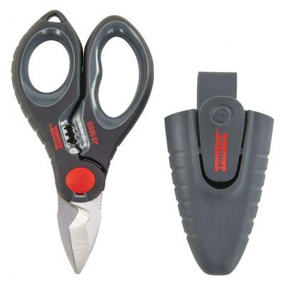Stanley Proto J318SS Stainless Steel Electricians Scissors, 6-7/64-Inch
