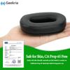 Geekria QuickFit Replacement Ear Pads for Audio Technica ATH-M50X, M50XBT, M50xBT2, M50x ENSO, M50, M40X, M30, M20, AR5BT Headphones, Ear Cushions with Video Guide (Black) view 2