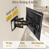 Mounting Dream TV Wall Mount, UL Listed Full Motion Mount Bracket for 42-84 Inch Flat Screen TVs, Swivel Articulating Dual Arms, Max VESA 600x400mm, 100 LBS Loading, Fits 16 Inches Wood Studs, MD2296 view 2