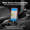 WeatherTech CupFone, Universal Cup Holder Phone Mount for Cars  Adjustable & Secure Fit with Open Access for Charging  Compatible with iPhone, Android - Plastic Knobs, Black view 4