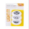 LIGHT IT! By Fulcrum, 30010-308 Stick-On Light, White, 3 Pack view 3