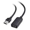 Cable Matters Active USB Extension Cable 16.4 ft / 5m (Active USB Extender Cable) for Webcam, Oculus Sensor, HTC Vive Link Box, Xbox Kinect, PlayStation Camera and More view 1