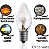 SouLight Salt Lamp Light Bulb - 15 Watt Replacement Bulbs for Himalayan Salt Lamps & Baskets, Chandeliers, Candle & Wax Warmers, Night Light Bulbs. E12 Socket, C7, Warm White 8 Pack view 4