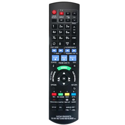 N2QAYB000979 Replaced Remote Fit for Panasonic Blu-ray Disc Player HDD Recorder DMRPWT540 DMR-PWT540 DMR-XW440, Sub Remote Control N2QAYB000980 N2QAYB001039