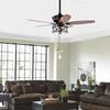 Ceiling Fan Pull Chain, 13.6 Inches Fan Pulls Set with Connector, 2 PCS Beaded Ball Fan Pull Chain- Brass view 3