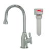 Mountain Plumbing MT1803FIL-NL/CPB Point-of-Use Drinking Faucet and Mountain Pure Water Filtration System with Wine Bottle Spout and Curved Handle, Polished Chrome view 1