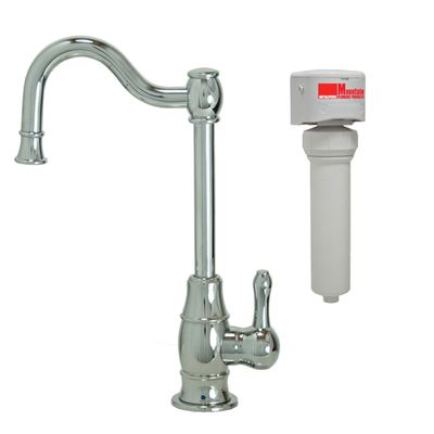 Mountain Plumbing MT1873FIL-NL/VB Traditional Mini Point-of-Use Drinking Faucet and Mountain Pure Water Filtration System with Double Curved Spout, Venetian Bronze