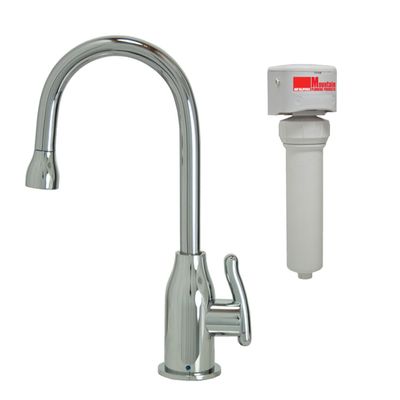 Mountain Plumbing MT1803FIL-NL/ORB Point-of-Use Drinking Faucet and Mountain Pure Water Filtration System with Wine Bottle Spout and Curved Handle, Oil Rubbed Bronze