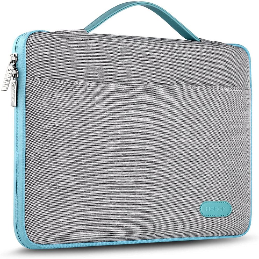 Hseok Laptop Sleeve 13-14 Inch Case Briefcase Compatible with MacBook Pro 14 inch M4/M3/M2/M1 All Model of 13.3 Inch Mac Air/Pro, XPS 13 14, Most Popular 13"-14" Notebooks,L01G04